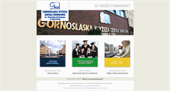 Desktop Screenshot of gwsh.edu.pl