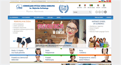 Desktop Screenshot of gwsh.pl